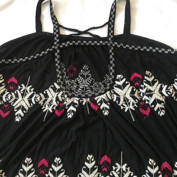 Free People Cold Shoulder Embroidered Top - Picture 7 of 11